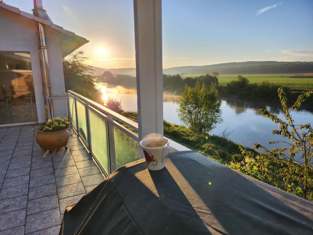 Haus An Der Weser Ferienwohnung Brevorde Экстерьер фото